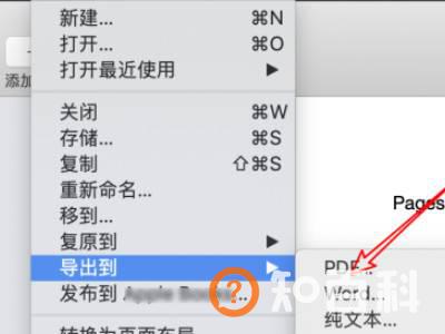 pages格式怎么转换为word