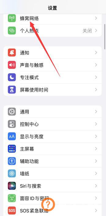 iphone关闭5g开关