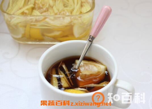 自制蜂蜜姜的材料和步骤教程