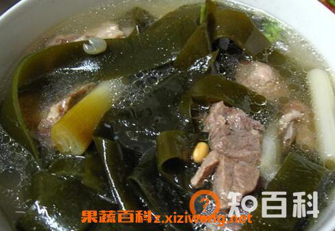 海带排骨汤的功效和作用