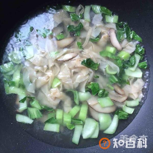 香菇青菜豆腐皮汤做法大全