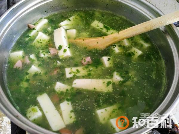 菠菜豆腐火腿汤做法大全