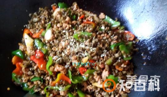 干酸豆角炒肉沫做法大全