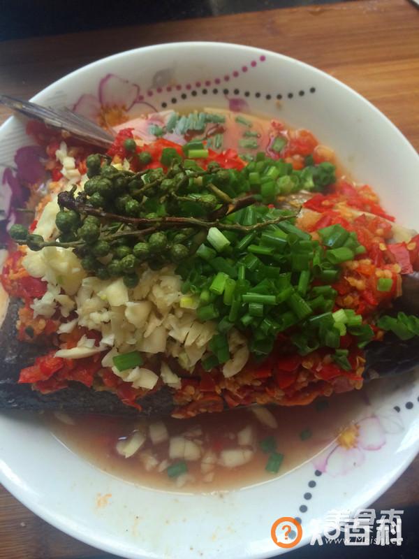 青花椒剁椒鱼头做法大全