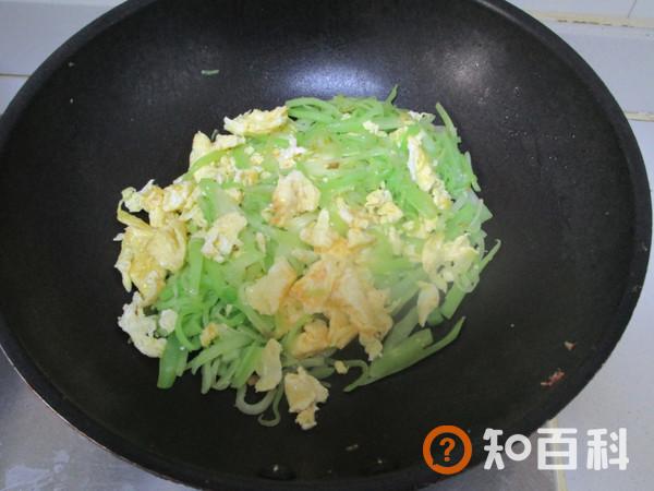 莴笋丝炒鸡蛋做法大全