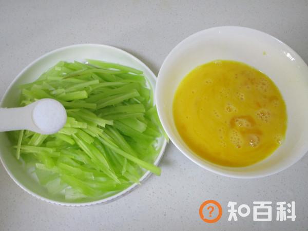 莴笋丝炒鸡蛋做法大全