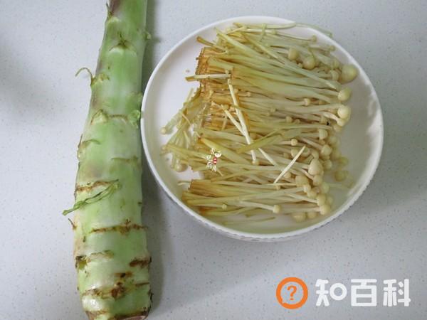 金针菇炒莴笋丝做法大全