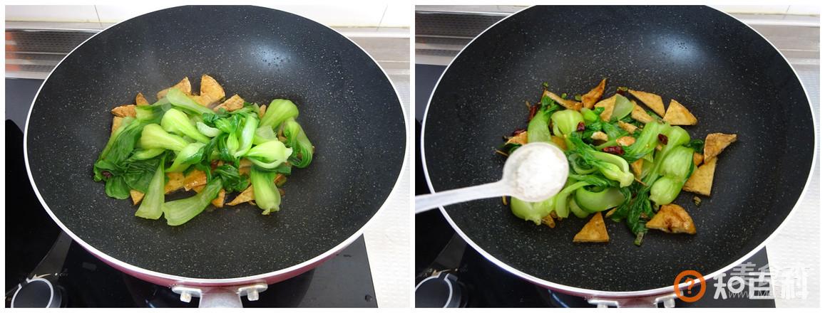 青菜炒豆干做法大全