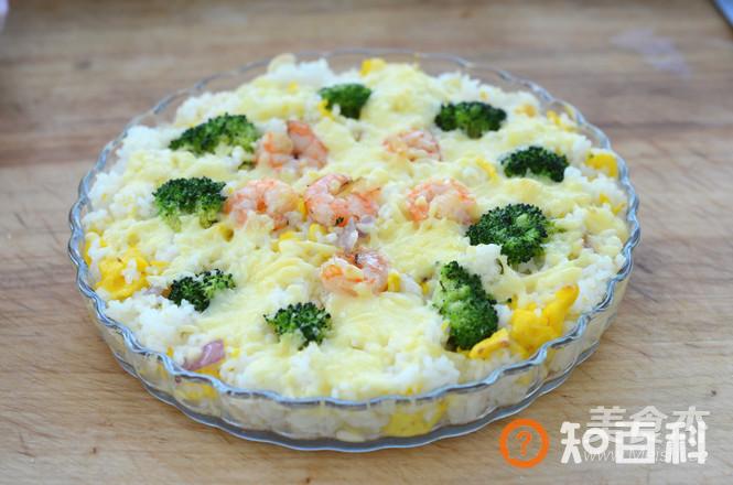 西兰花鲜虾焗饭做法大全