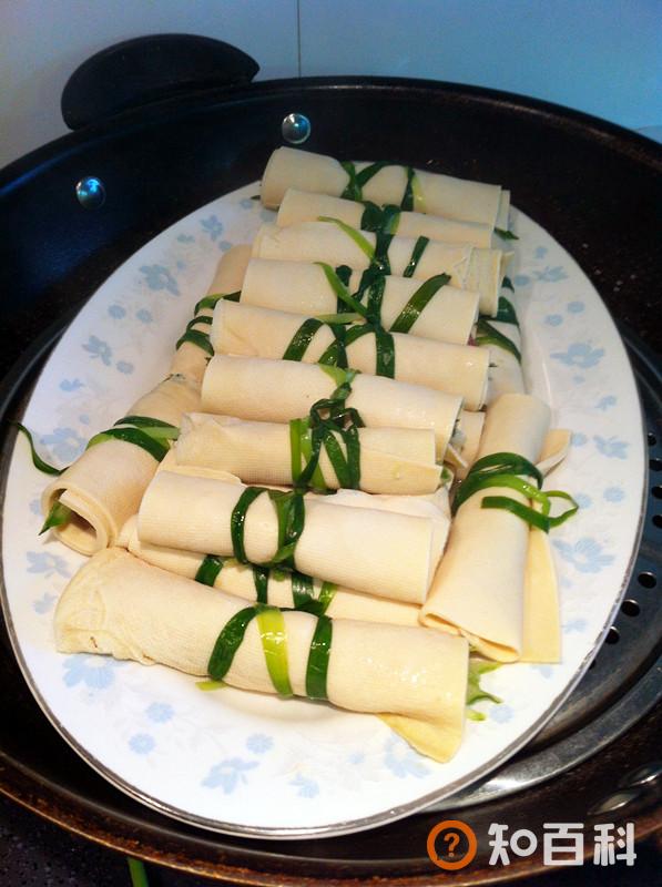 豆皮香肠卷做法大全