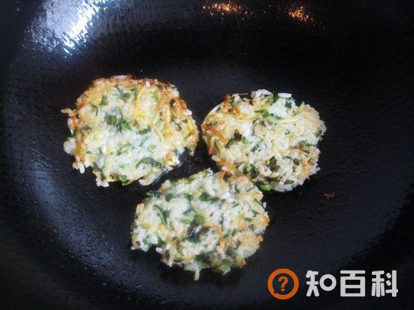 米饭煎饼做法大全