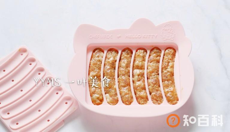 奥尔良虾仁猪肉香肠做法大全