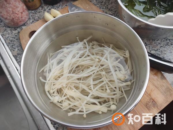 金针菇拌海带丝做法大全