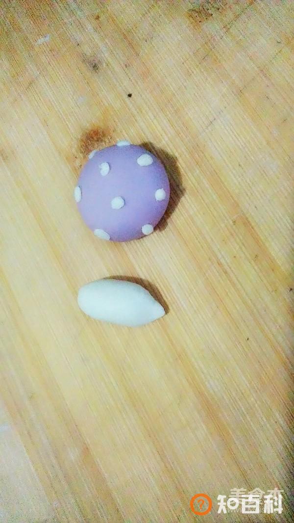 紫色的蘑菇馒头做法大全