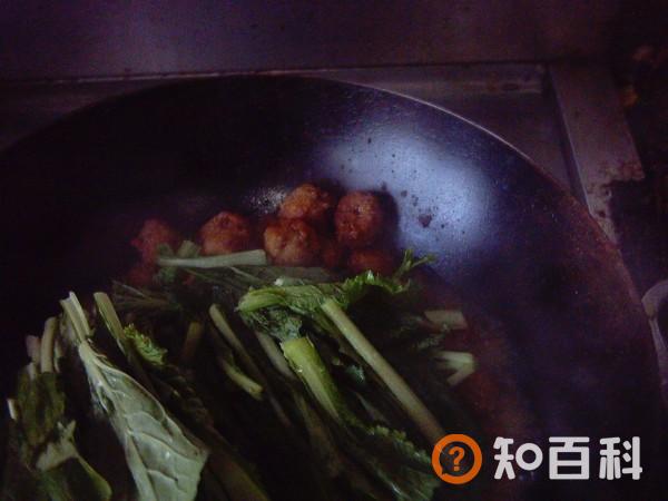 小白菜烧肉丸子做法大全