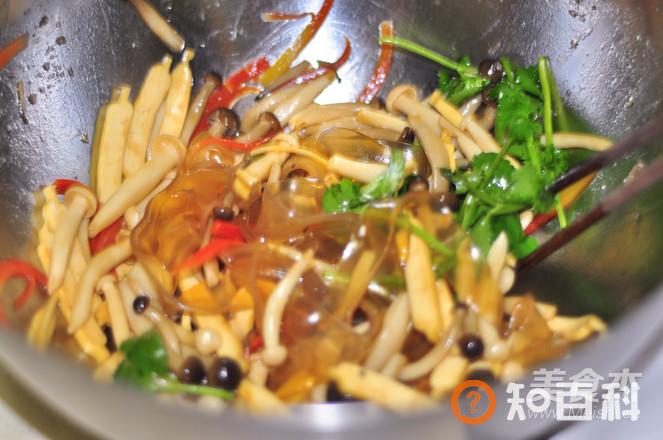 豆干拌双菇做法大全