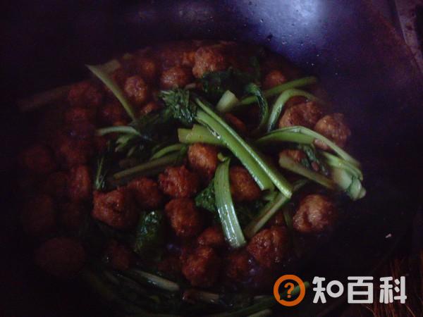 小白菜烧肉丸子做法大全