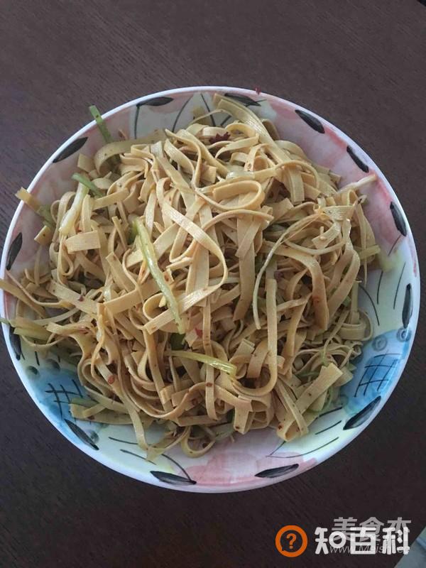 凉拌干豆腐做法大全