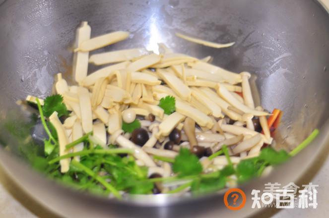 豆干拌双菇做法大全