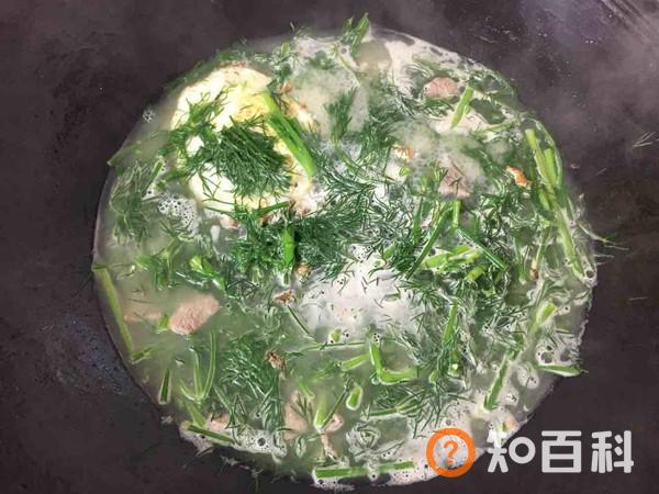 茴香菜瘦肉鸡蛋汤做法大全