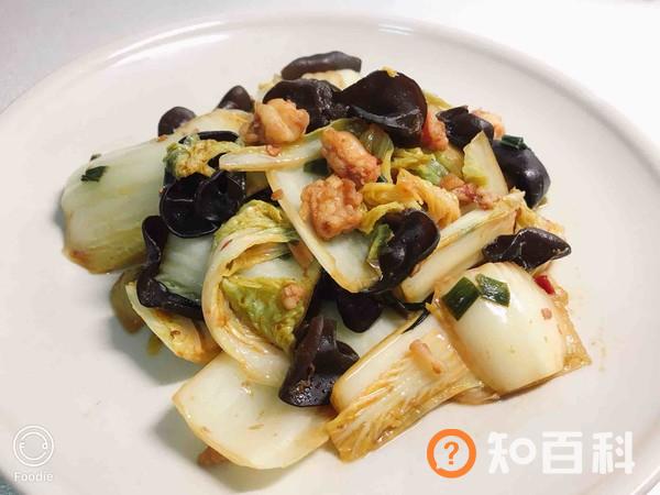 木耳虾仁娃娃菜做法大全