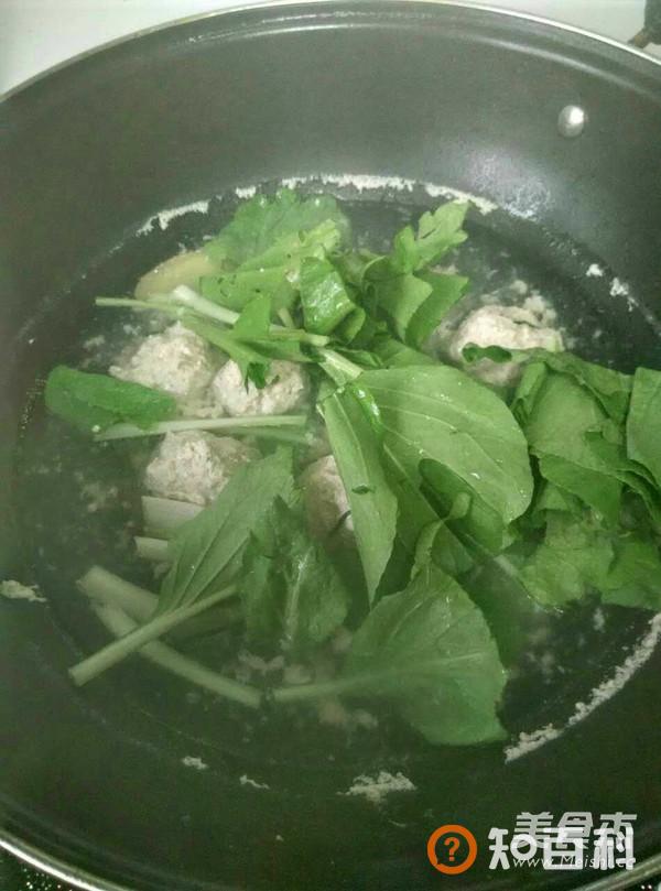青菜肉圆汤做法大全