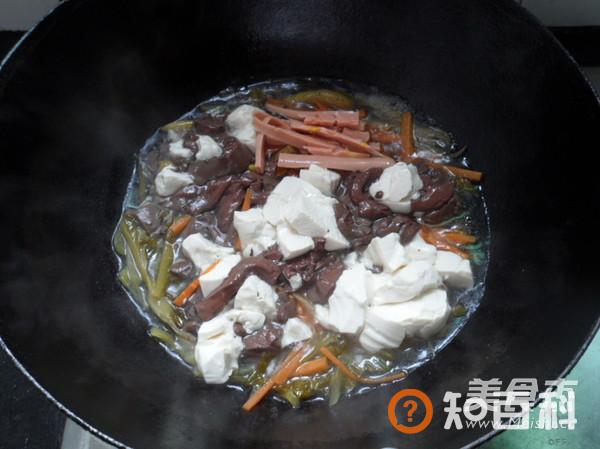 酸汤血豆腐做法大全