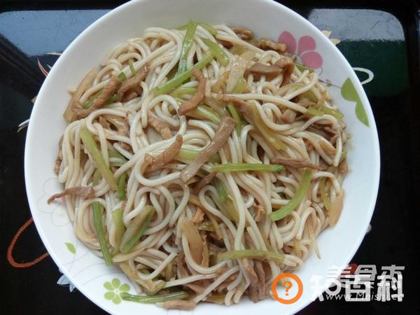 香芹榨菜里脊肉炒米粉做法大全