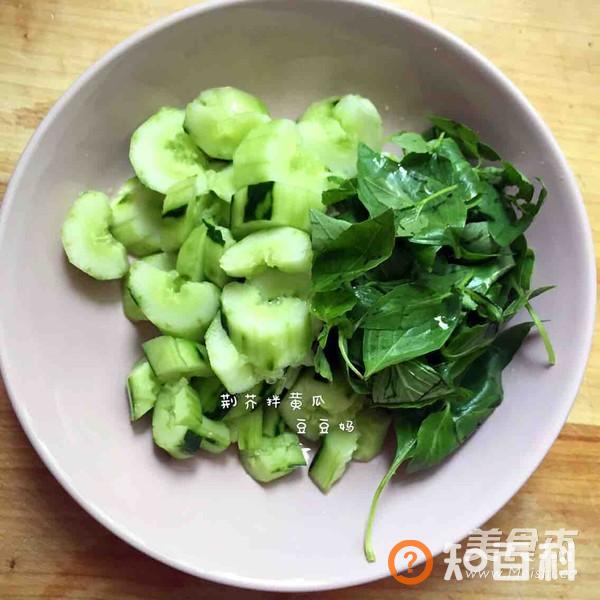 荆芥拌黄瓜做法大全