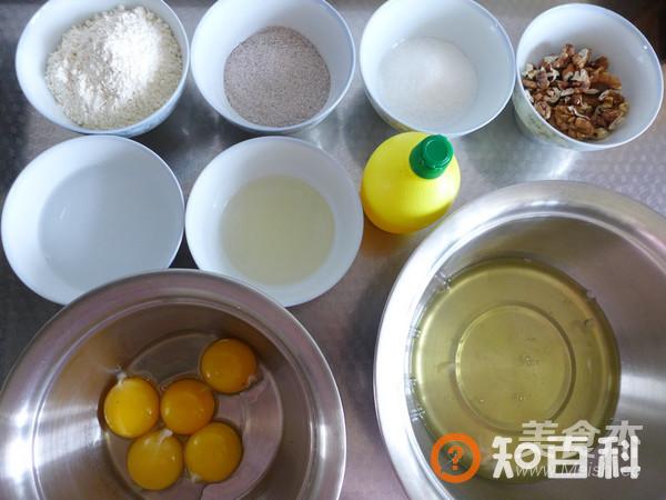 咖啡核桃戚风蛋糕做法大全