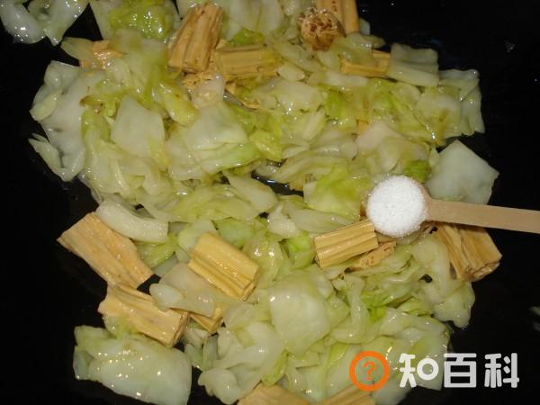 包菜炒腐竹做法大全