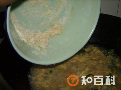 油菜鸡蛋疙瘩汤做法大全