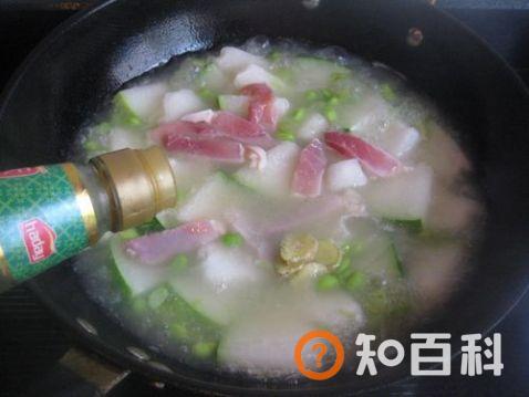 冬瓜毛豆咸肉汤做法大全