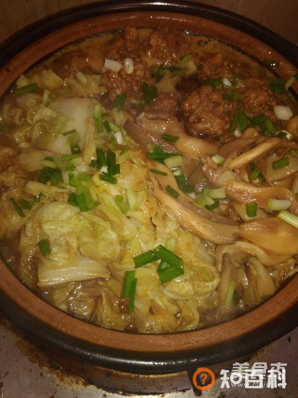 肉圆子蘑菇炖大白菜做法大全