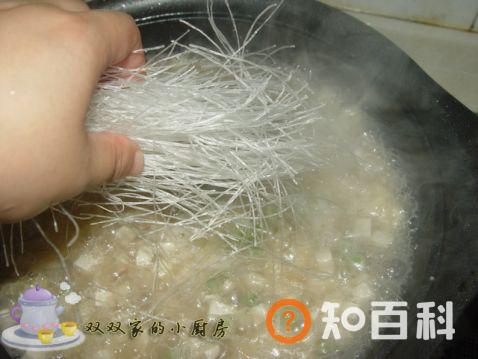 猪肉粉丝疙瘩汤做法大全