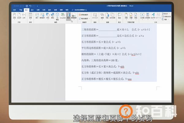 word页码的设置 