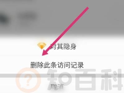 qq空间删除此条访问记录对方能看到吗